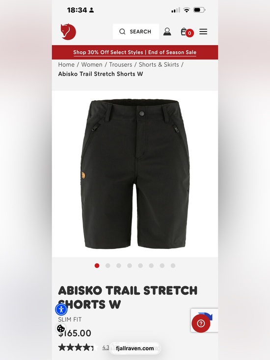 Fjallraven Pants - Fjallraven Women’s Black Outdoor Shorts
